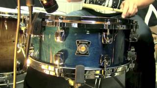 Yamaha Sensitive Series Maple 14x5 5 Sea Blue Snare