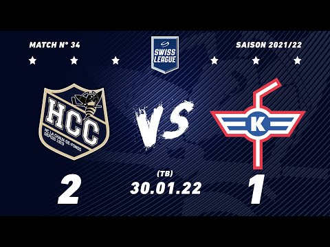 30.01.2022 HC La Chaux-de-Fonds - EHC Kloten (2-1) TB