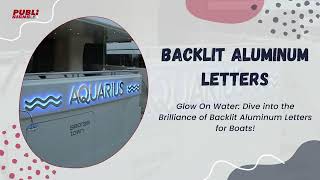 Shine On Water: Custom Boat Signs for Every Voyage | PublisignsUSA