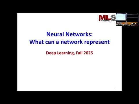 CMU Introduction To Deep Learning 11-785, Fall 2025: Lecture 2