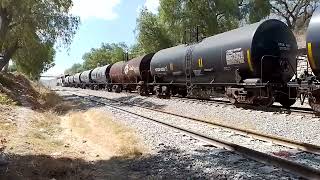 Rápido 🚂 torreón México FXE 4674 FXE 4524 remota BNSF 6951 🎃