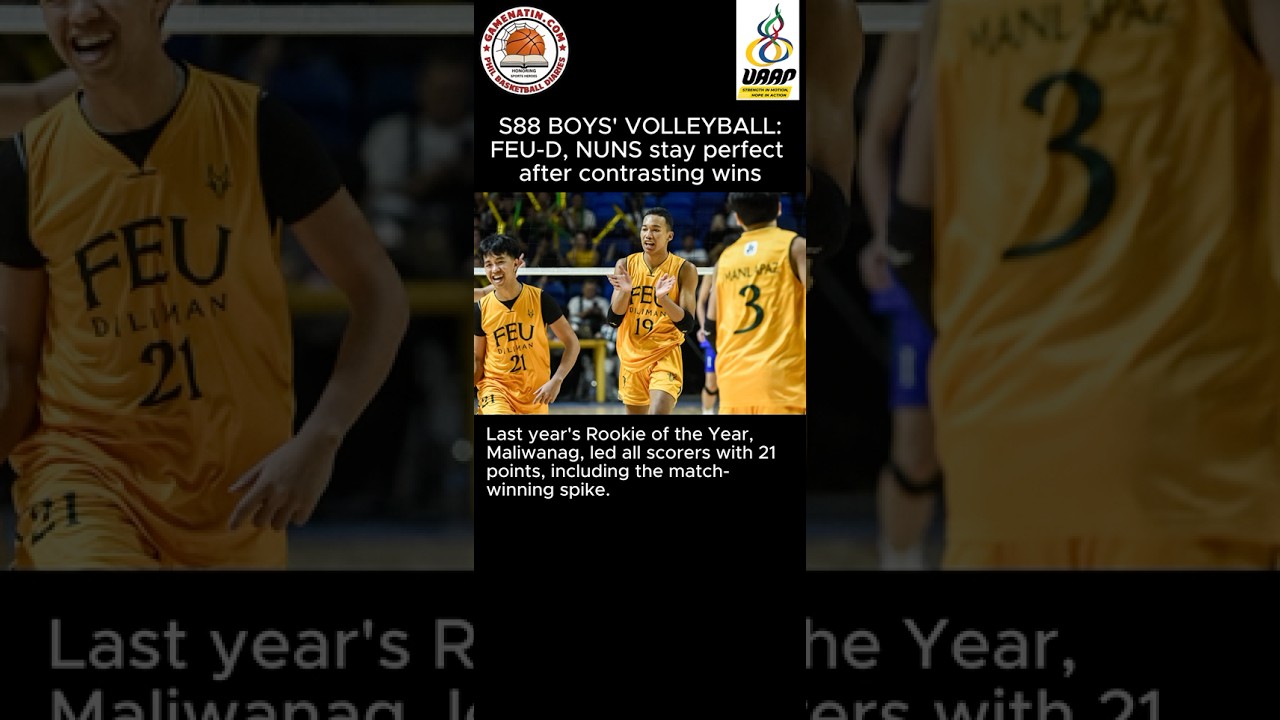 UAAP Boys' Volleyball: NU and FEU remain unbeaten