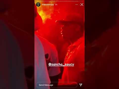 TSF Drippy Sancho Saucy and TSF clique in the studio in Houston