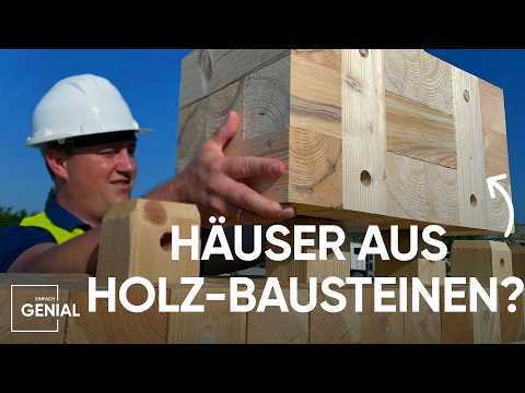 Revolutioniert dieser Holz-Baustein die Baubranche? | Einfach Genial