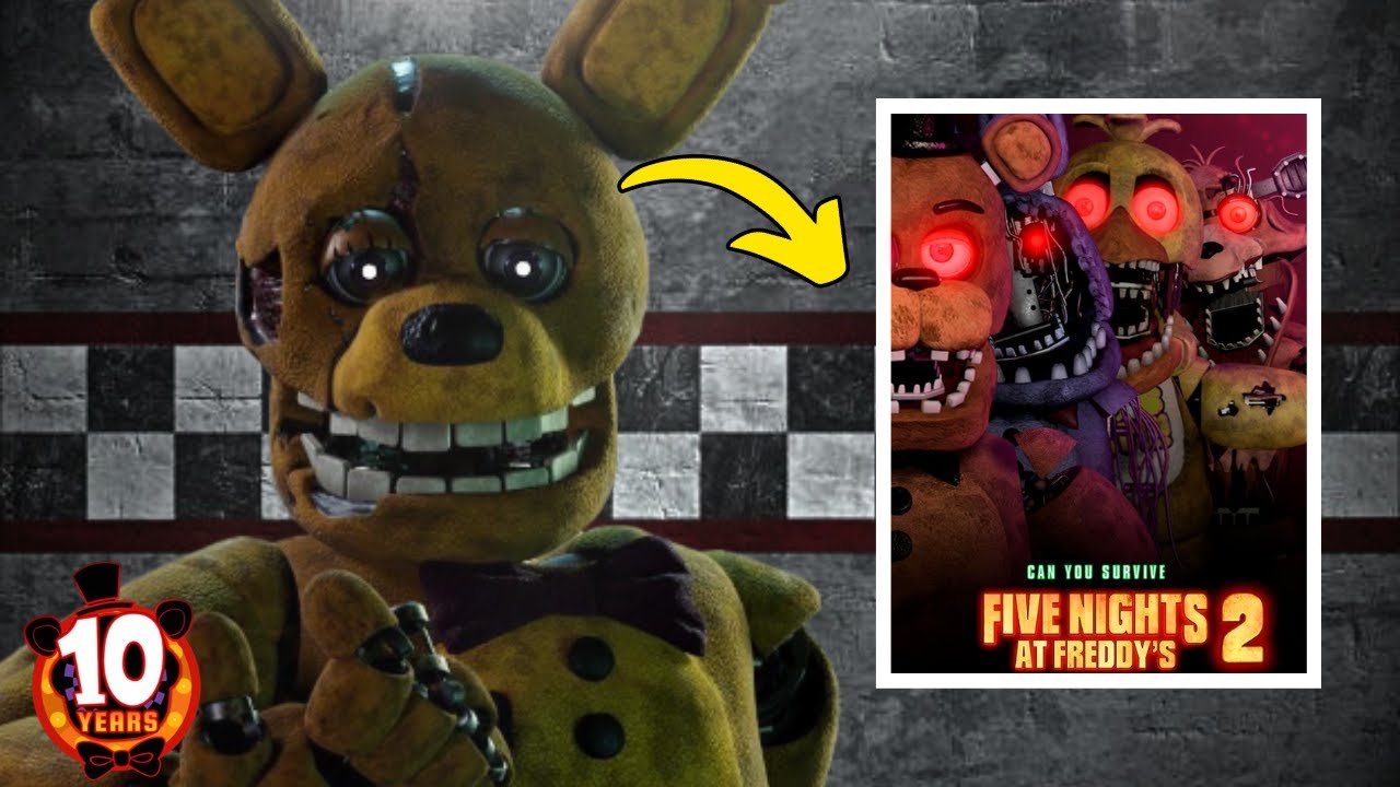 ANIMATRONICS , HISTÓRIA E FOTOS - FNAF 2 O FILME