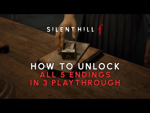 Silent hill F walkthrough - How to unlock all 5 endings guide - How to get 5 ending in 3 playthrough