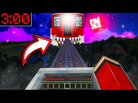 I ENTER THE BODY OF SCARY TRAIN ON MINECRAFT!