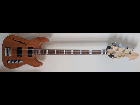 SALE! Wide Load Stelebastard - Translucent Burnt Sienna - Semi-Hollow Alder Body - Maple/Rosewood Neck - EMG Active - 7.5 lbs! image 7