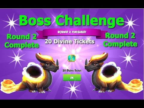 Boss challenge-Dragon Mania legends | Round 2 Complete | New chrono divine event | DML | HD