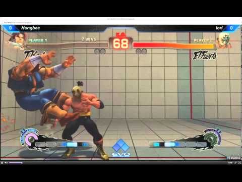 EVO 2013 - Super Street Fighter IV AE Pool Matches - Hungbee vs Iori
