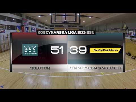 Solution vs Stanley Black&Decker - VII kolejka - Warszawa - Koszykarska Liga Biznesu