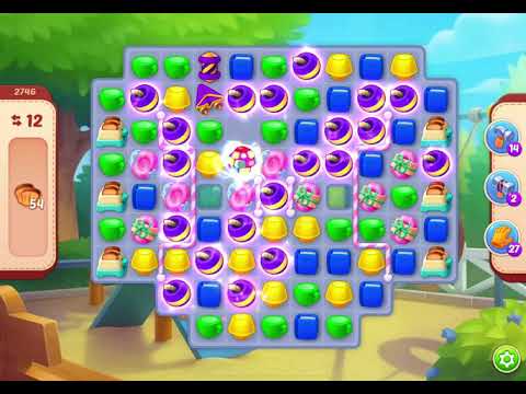 HomeScapes Level 2746 no boosters (15 moves)