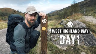 WEST HIGHLAND WAY - Day 1 on this WORLD famous trail