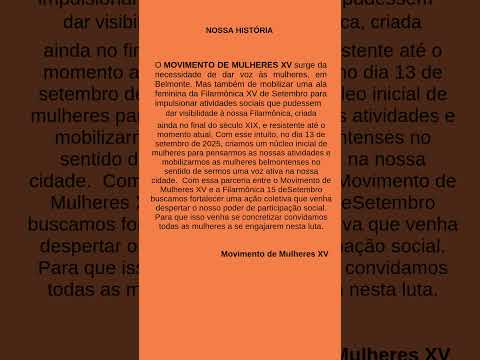 I Encontro de Mulheres Belmontenses 07 de Março de 2026 Belmonte Bahia . Os Participantes e Apoios