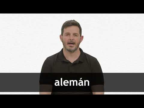 How to pronounce ALEMÁN in European Spanish