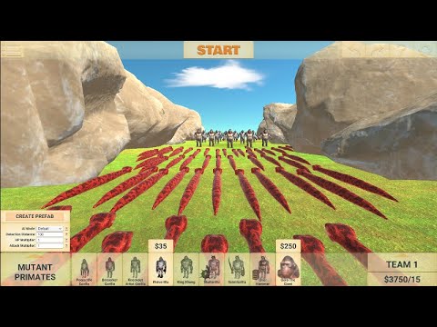 50 titanoboa  vs 15 Goro the Giant Animal Revolt Battle Simulator