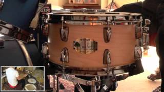 Video thumbnail for Yamaha Steve Jordan Signature 13x6.5" Snare Demo by James Townsend