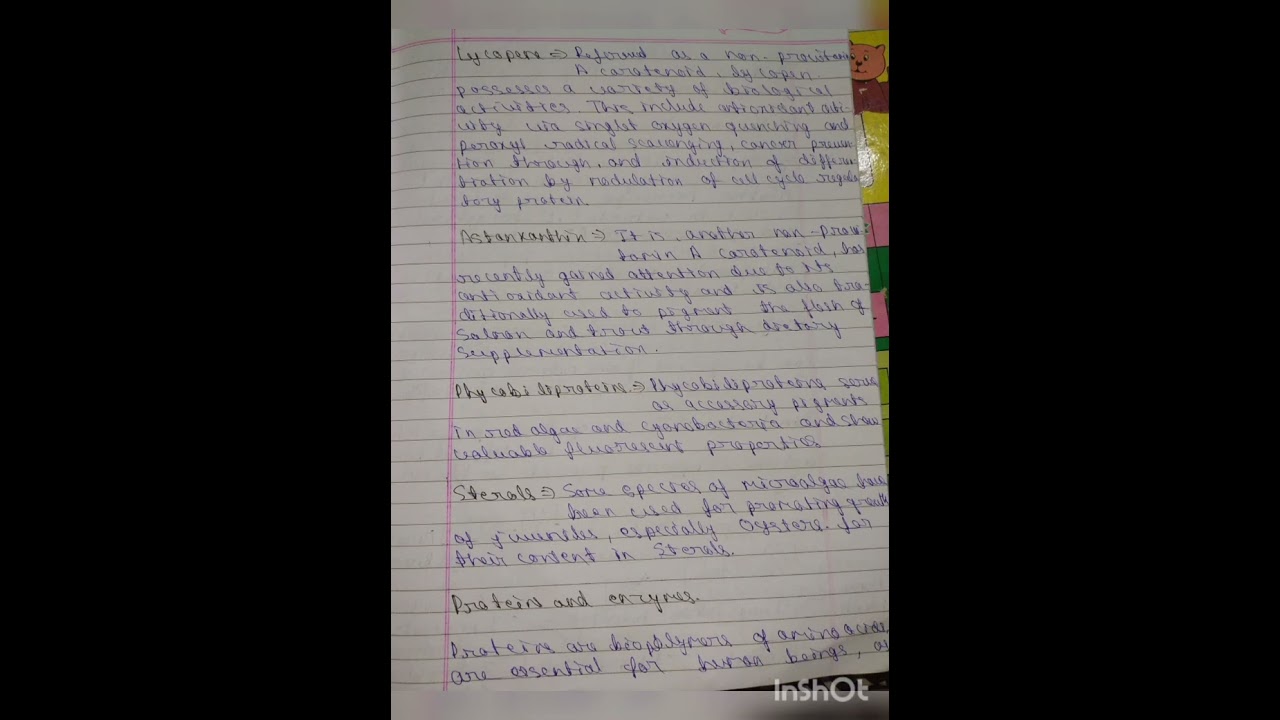 Bioactive Compound from Microalgae #shorts #M.Sc Botany 1st sem.