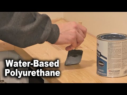 How to Apply Water-Based Polyurethane | Varathane Water-Based Poly- Satin Finish