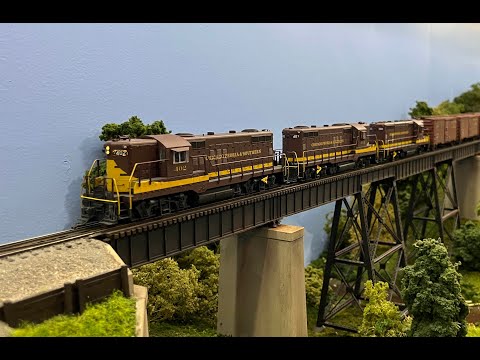 Chicago, Peoria & Southern RR HO Scale Model Railroad Cab Ride I