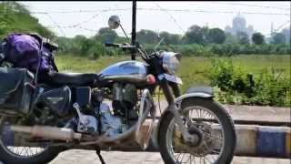preview picture of video 'Ride on a Royal Enfield through India'