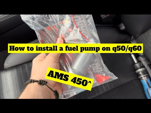How to install a fuel pump on q50/q60