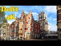 Delft, Netherlands Walking tour [4K].