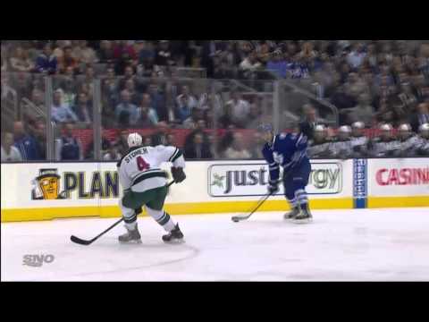 Bozak Goal - Wild 0 vs Leafs 1 - Oct 15th 2013 (HD)