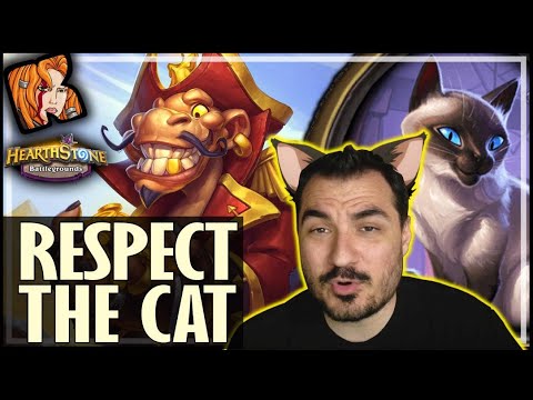 ALWAYS RESPECT THE CAT! - Hearthstone Battlegrounds