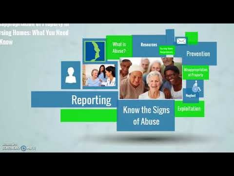 Abuse, Neglect, Exploitation and Misappropriation of Property