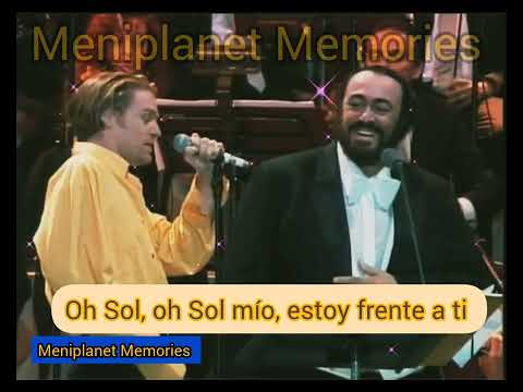 PAVAROTTI & FRIENDS Luciano + Bryan Adamms 'O Sole Mio letra en español