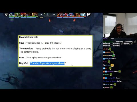 "Supports are just slaves" -Nightfall & BetBoom players on their most disliked hero, role & item