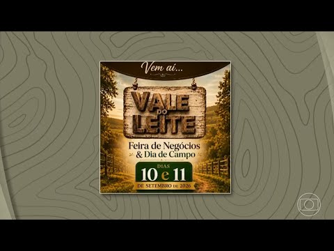 Vale do Leite: Evento de Jardim Alegre ganha destaque na Rede Globo