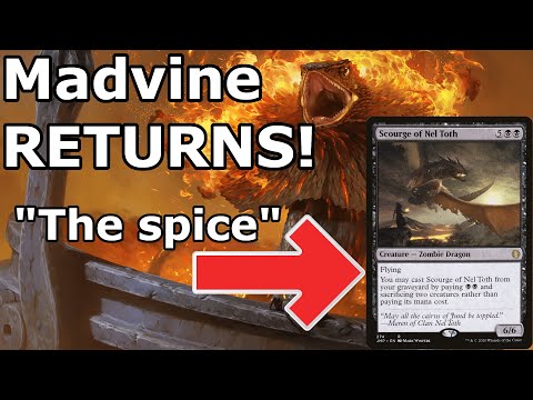 MADDER THAN EVER!  Legacy Madvine with Scourge of Nel Toth (Legacy Madness MTG)