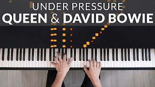 Video thumbnail of "Queen & David Bowie - Under Pressure | Tutorial of my Piano Cover"