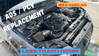 You Don’t Need a Mechanic for This | Audi 2.0 TFSI PCV/AOS Replacement