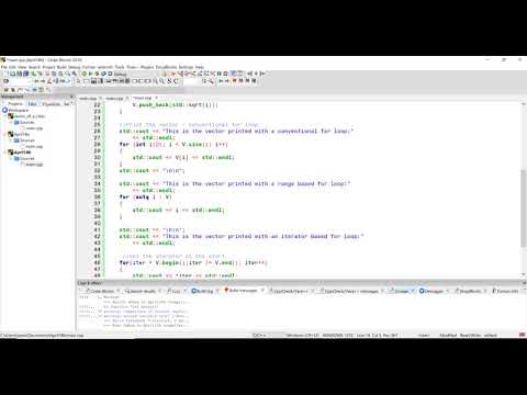 Using Iterators with Vectors, For Loops - Index, Range, and Iterator based - C++ - ENGR 2304