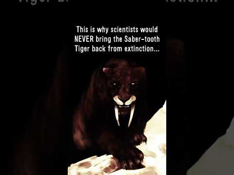 Why Scientists REFUSE to bring back the Saber-tooth Tiger 😨