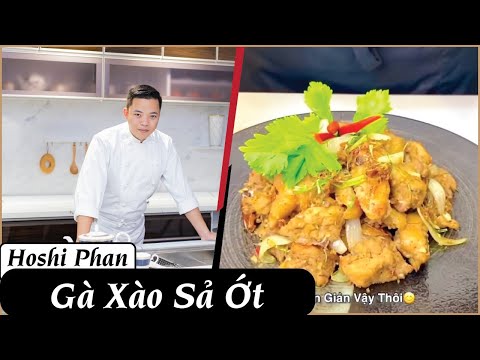 Gà xào sả ớt