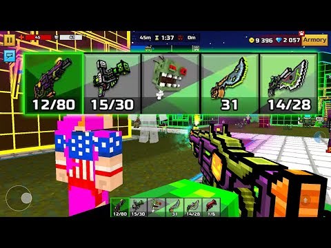 Pixel Gun 3D - Poison Weapons [Gameplay] Clan Siege Battle