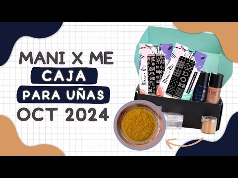 Me hice UÑAS PELUDAS 😱 UNBOXING SUSCRIPCIÓN PARA UÑAS · MANI X ME 🐻 OCTUBRE 2024