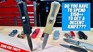 Budget Utility Switchblades?? || A Tool Guy Reviews || Schrade Uproar