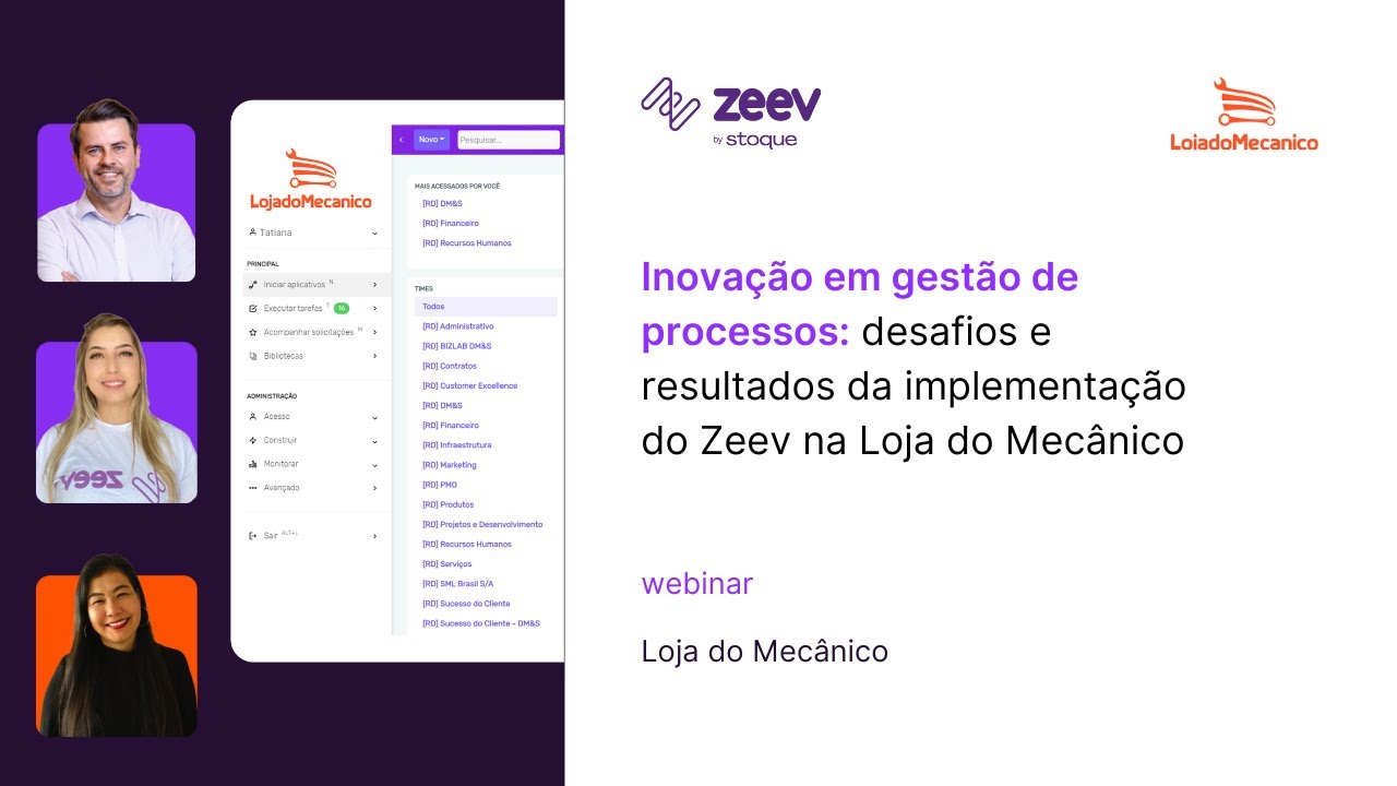 Webinar Zeev e Loja do Mecânico