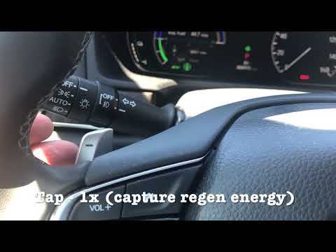 2019 Honda Accord Hybrid: Using the Regen Paddles Video