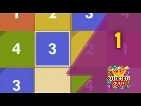 Sudoku Quest Gameplay & Walkthrough - Part 1 (Levels 1 - 5, Daily Challenge Took Long Time)