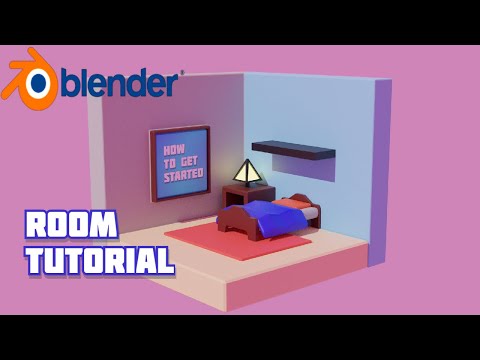 Blender Isometric Bedroom Tutorial | Beginner