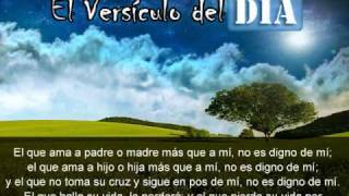 Miniatura del video: El versiculo del dia .com - Mateo 10 v37-39