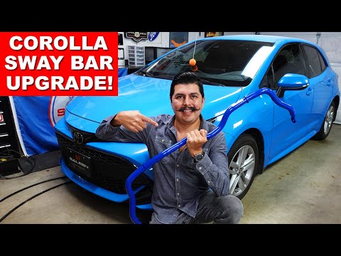 Toyota Corolla CUSCO FRONT SWAY BAR Install & Review (E210 Hatchback & Sedan 2018-2024)
