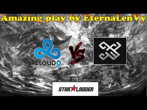 Dota 2 - Amazing play by EternaLenVy - Cloud 9 VS xgame - StarLadder 10 !
