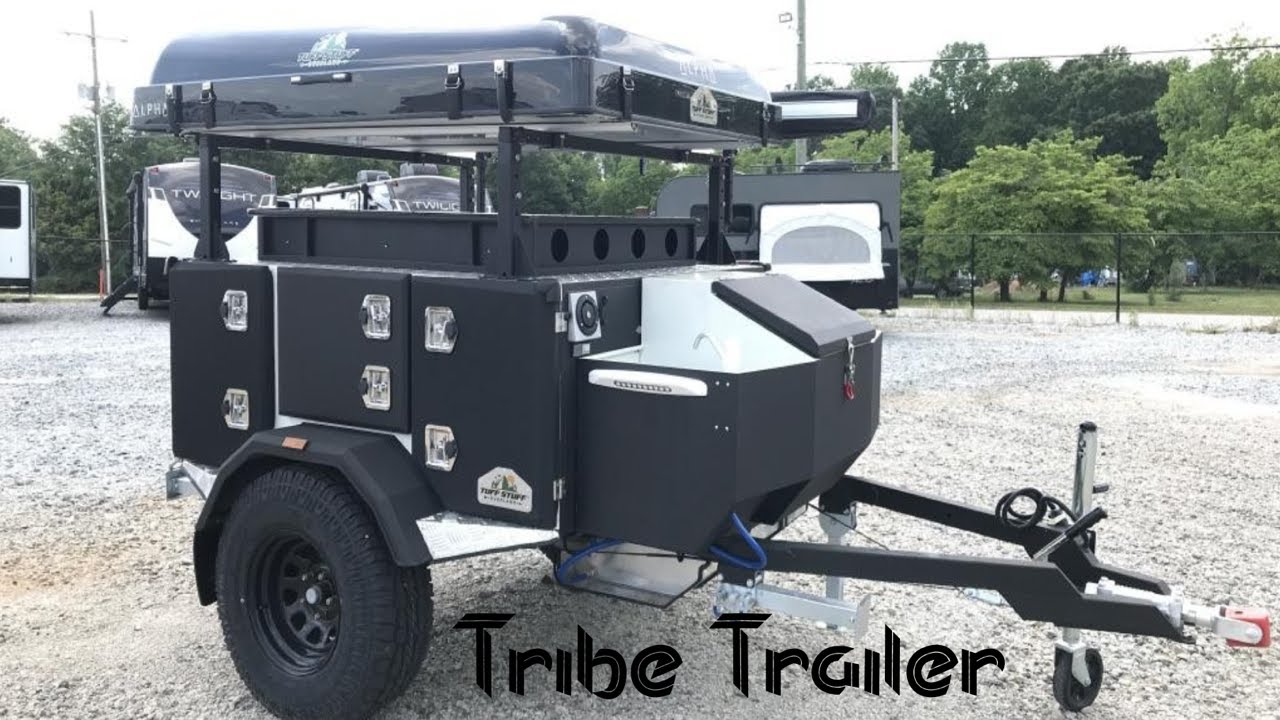 Tribe Trailer EXPLORER first night and walk around!